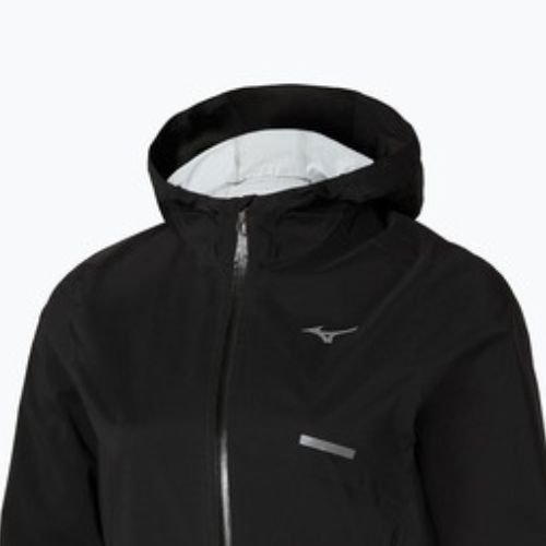 Geacă de alergare pentru femei Mizuno Trail Waterproof 20K Hooded black