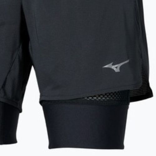 Pantaloni scurți de alergare pentru femei Mizuno Trail Multipocket 2in1 black