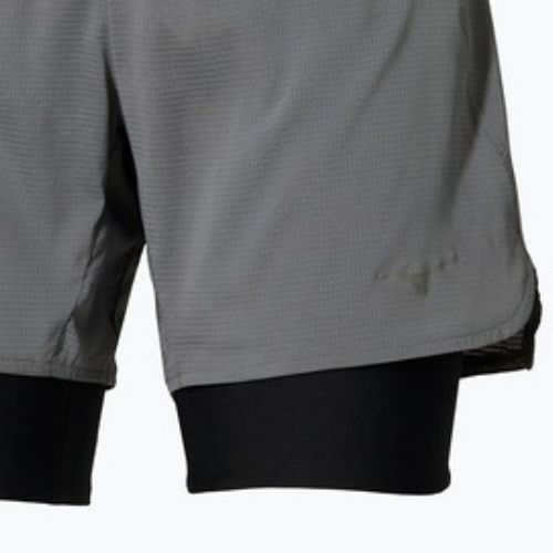 Pantaloni scurți de alergare pentru femei Mizuno Trail Multipocket 2in1 lava smoke