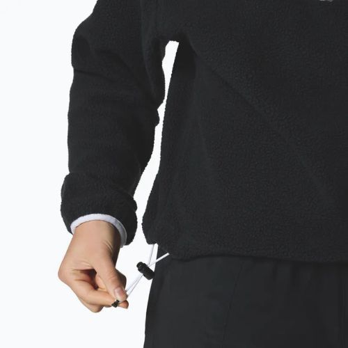 Bluză fleece pentru femei Columbia Helvetia II Cropped Half Snap Fleece black