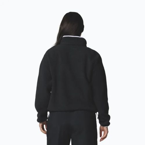 Bluză fleece pentru femei Columbia Helvetia II Cropped Half Snap Fleece black