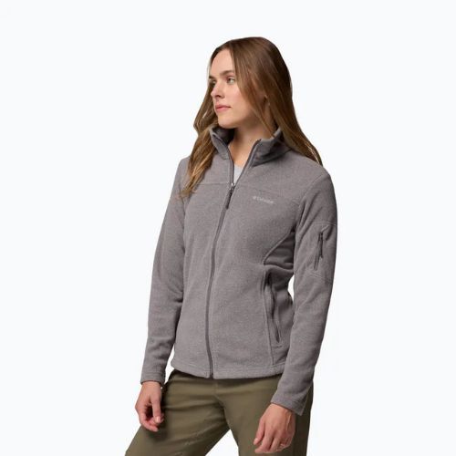 Bluză fleece pentru femei Columbia Fast Trek II city grey heather/city grey