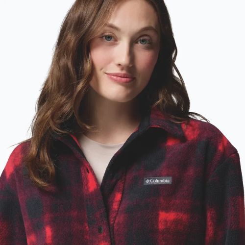 Cămașă pentru femei Columbia Benton Springs mountain red omblur tonal