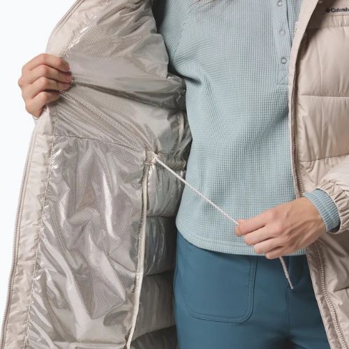 Palton izolat pentru femei Columbia Pike Lake III Long dark stone