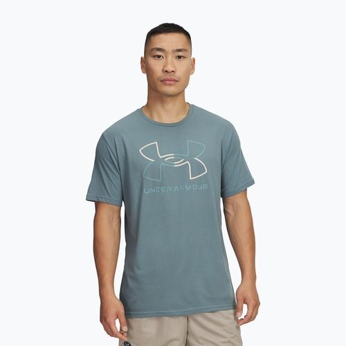 Tricou de antrenament pentru femei Under Armour GL Foundation Update jasper blue/khaki base/serpentine