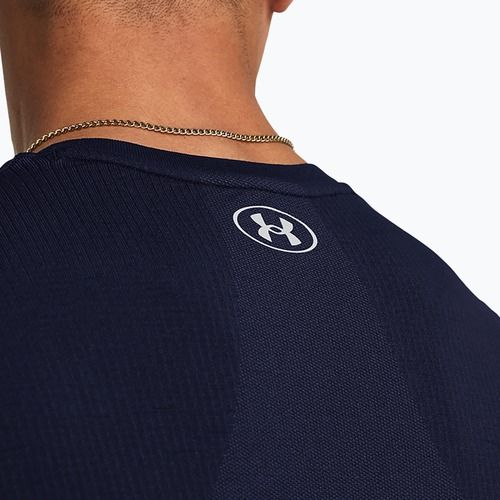 Tricou de antrenament pentru bărbați Under Armour Vanish Seamless midnight navy/mod gray