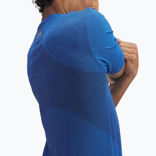 Tricou de antrenament pentru bărbați Under Armour Vanish Seamless blue atlantis/white