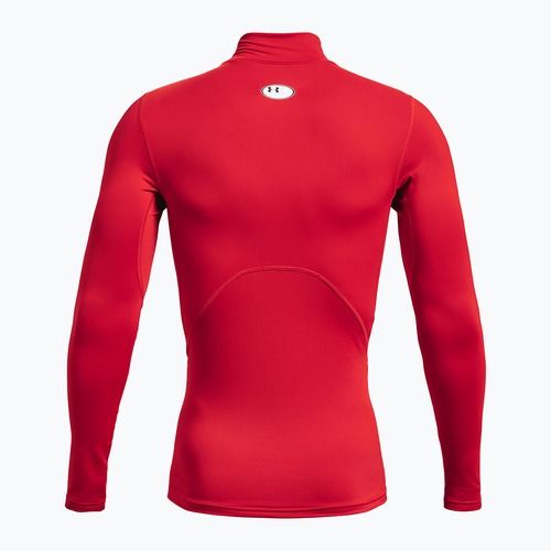 Longsleeve de antrenament pentru bărbați Under Armour Comp Mock UA Armour red/white