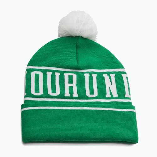 Căciulă de iarnă pentru bărbați Under Armour Halftime Pom Beanie team kelly green/white/white