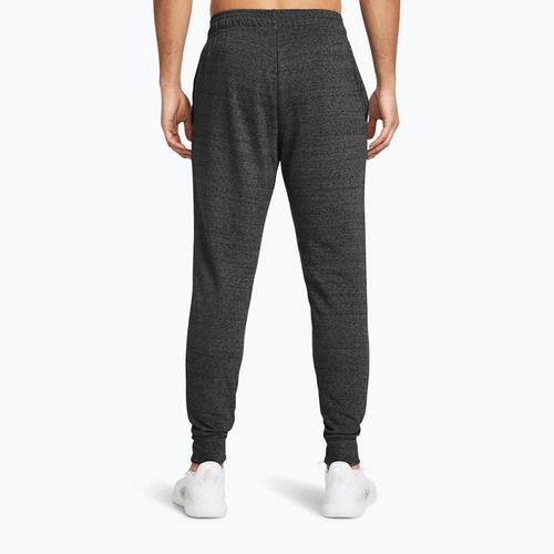Pantaloni pentru bărbați Under Armour Rival Terry Jogger castlerock light heather/onyx white