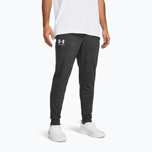 Pantaloni pentru bărbați Under Armour Rival Terry Jogger castlerock light heather/onyx white