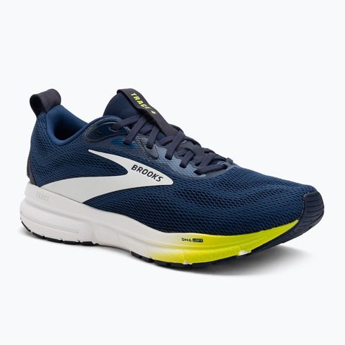 Încălțăminte de alergare pentru bărbați Brooks Trace 4 navy/peacoat/acid lime