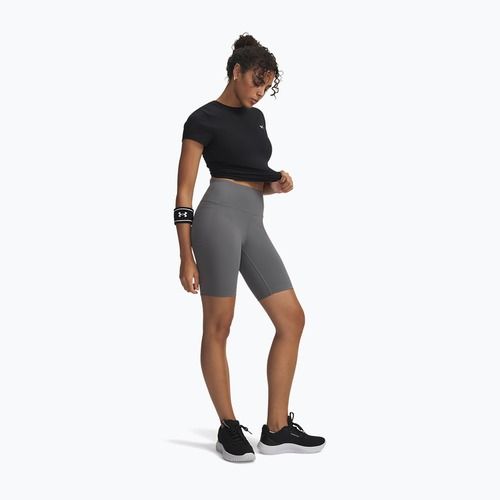 Pantaloni scurți de antrenament pentru femei Under Armour Motion Bike EMEA clay green/black