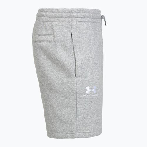 Pantaloni scurți pentru bărbați Under Armour Icon Fleece mod gray light heather/white
