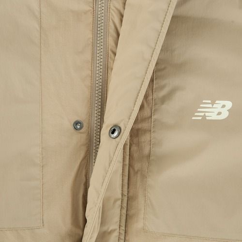 Geacă cu puf pentru bărbați New Balance NBX Academy Mix Down beige