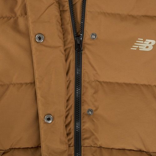 Geacă cu puf pentru femei New Balance NBX Soft Alpine Icon Down brown