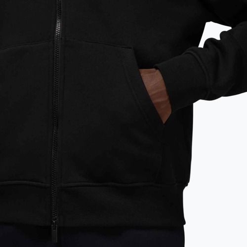 Hanorac bărbătesc Jordan Brooklyn Fleece Full Zip black/white