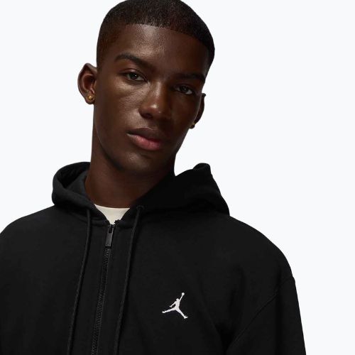 Hanorac bărbătesc Jordan Brooklyn Fleece Full Zip black/white