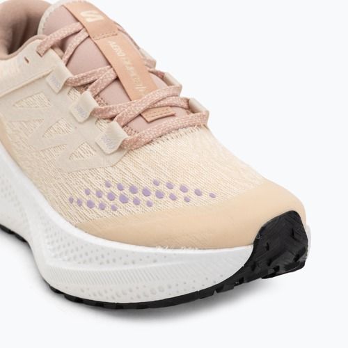 Încălțăminte de alergare pentru femei Salomon Aero Glide 3 Gravel shortbread/white/fushion coral