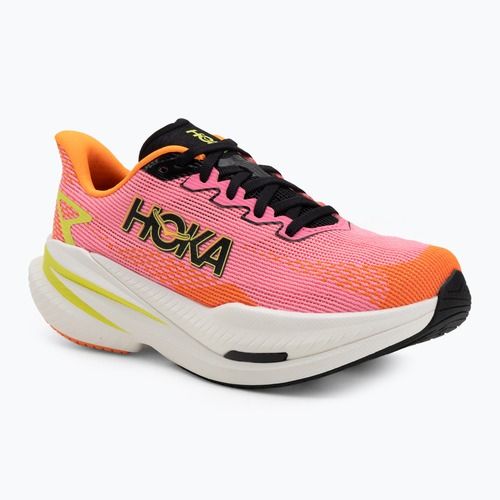 Încălțăminte de alergare pentru femei Hoka Mach X 3 neon rose/neon tangerine