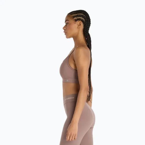 Sutien de antrenament New Balance Essential Yoga brown