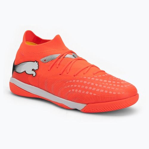 Încălțăminte de fotbal PUMA Future 9 Match IT glowing red/puma white/puma black/puma silver