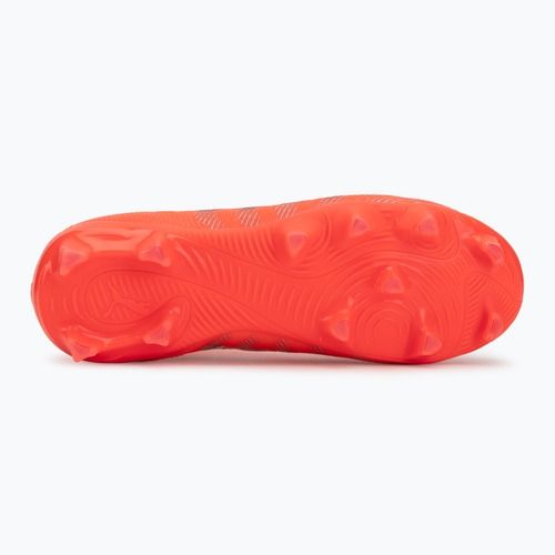 Încălțăminte de fotbal pentru copii PUMA Future 9 Match FG/AG Jr glowing red/puma white/puma black/puma silver