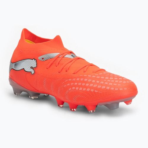 Încălțăminte de fotbal PUMA Future 9 Fusion FG/AG glowing red/puma white/puma black/puma silver