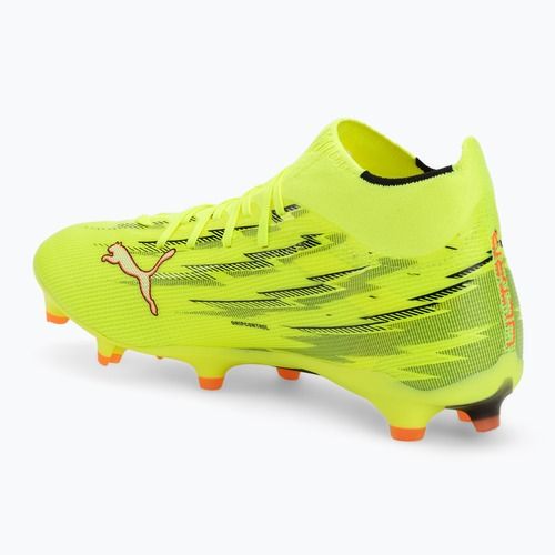 Încălțăminte de fotbal PUMA Ultra 6 Match + FG/AG yellow alert/puma black/glowing red/lime squeeze