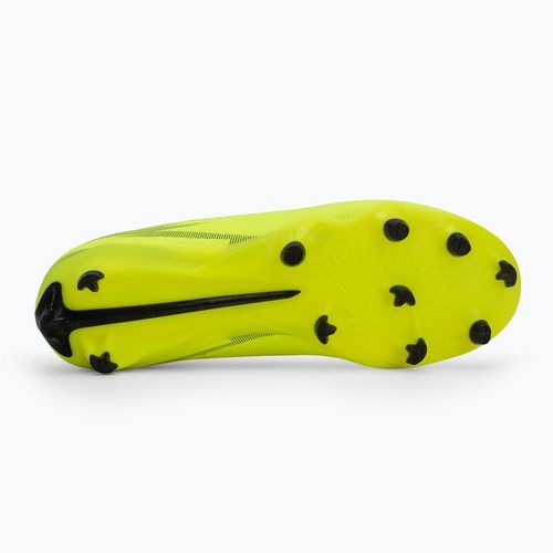 Încălțăminte de fotbal pentru copii PUMA Ultra 6 Match FG/AG Jr yellow alert/puma black/glowing red/lime squeeze