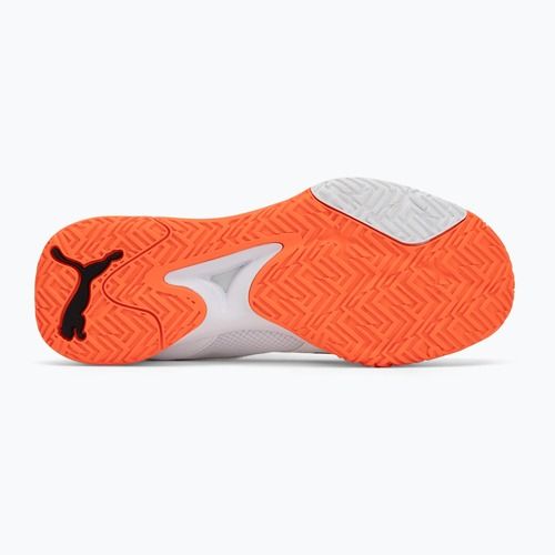 Încălțăminte de handbal PUMA Accelerate Pro 4 Game On puma white/glowing red/ultra blue