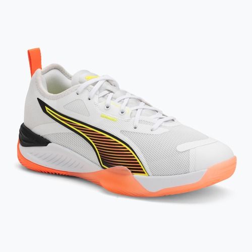 Încălțăminte de handbal PUMA Eliminate Nitro 4 Game On puma white/glowing red/ultra blue