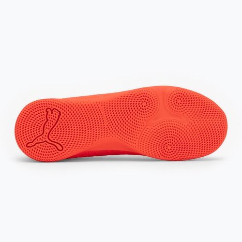 Încălțăminte de fotbal pentru copii PUMA Future 9 Play IT Jr glowing red/puma white/puma black/puma silver