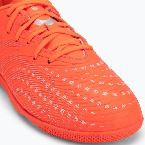 Încălțăminte de fotbal pentru copii PUMA Future 9 Play IT Jr glowing red/puma white/puma black/puma silver
