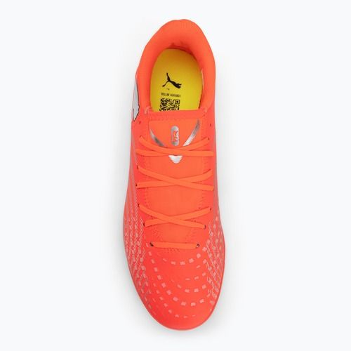 Încălțăminte de fotbal PUMA Future 9 Play IT glowing red/puma white/puma black/puma silver