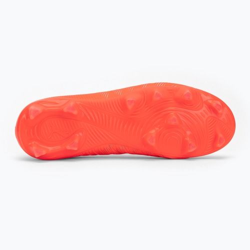 Încălțăminte de fotbal pentru copii PUMA Future 9 Play FG/AG Jr glowing red/puma white/puma black/puma silver