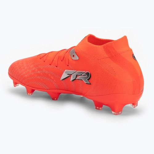Încălțăminte de fotbal pentru copii PUMA Future 9 Pro FG/AG Jr glowing red/puma white/puma black/puma silver
