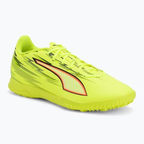 Încălțăminte de fotbal PUMA Ultra 6 Play TT yellow alert/puma black/glowing red/lime squeeze
