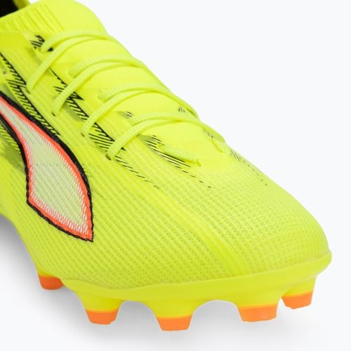 Încălțăminte de fotbal PUMA Ultra 6 Pro Jr FG/AG yellow alert/puma black/glowing red/lime squeeze