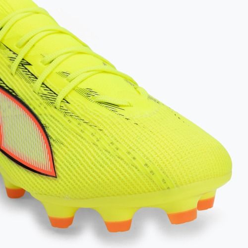 Încălțăminte de fotbal PUMA Ultra 6 Pro FG/AG yellow alert/puma black/glowing red/lime squeeze