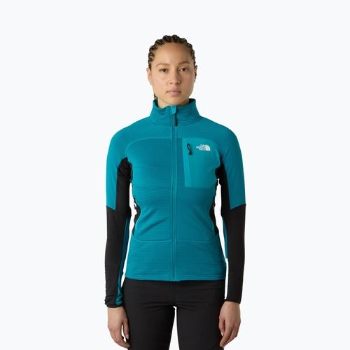 Bluza damă The North Face Polartec Powergrid Stormgap gri antracit/negru tnf