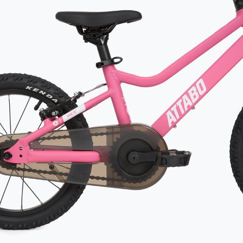 Bicicletă pentru copii ATTABO EASE 16" 6,4 kg Gen 2 roz