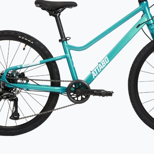 Bicicletă pentru copii ATTABO EASE 24" 9,2 kg Gen 2 turquoise