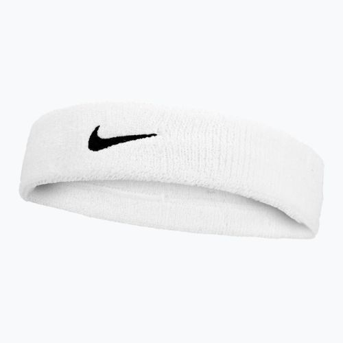 Bentiță Nike Swoosh Classic Headband white/black