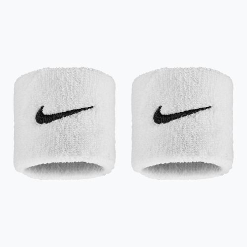 Benzi încheietură Nike Swoosh Classic Wristbands 2 buc. white/black