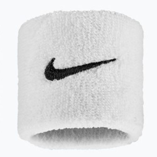 Benzi încheietură Nike Swoosh Classic Wristbands 2 buc. white/black