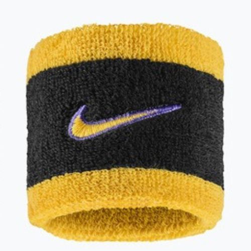 Benzi încheietură Nike Swoosh Classic Wristbands 2 buc. black/court purple/university gold