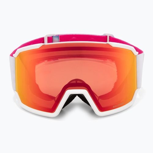 Ochelari de schi Salomon S/View 3 white/ml mid red