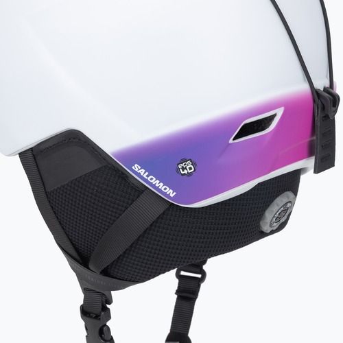 Cască de schi Salomon Pioneer LT Pro white