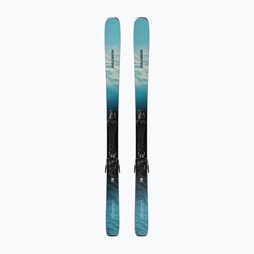 Schiuri de coborâre pentru femei Salomon Stance W 80 + legături M10 GW alaskan blue/porcelain/lime cream